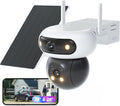 EZVIZ Überwachungskamera, 8 W, Weiß, 4MP+4MP WLAN Aussen Akku Solar, Pan&Tilt Dual-Objektiv, 10400mAh Batterie, Auto-Tracking