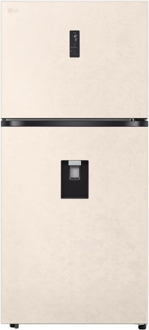 LG Kühlschrank, Weiß, GTFV61SEBQD, Energieklasse E, Sand