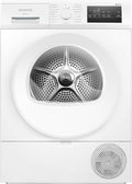 SIEMENS Wäschetrockner, 63 dB, 8 kg, weiß, WT45HVA4, iQ300, Wärmepumpen-Trockner, autoDry, super40-Programm, Touch LED-Display