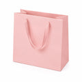 Papier-Geschenktüte 26 x 12 x 23 cm Rosa mit Textilband zum Verschenken