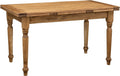 Biscottini Esstisch, 140x80 cm, Naturholz, ausziehbar Made in Italy, Holz massiv, Küchentisch ausziehbar