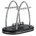 Newton-Pendel 30 x 12 x 28 cm aus Metall in Silber Schwarz als Tischdekoration