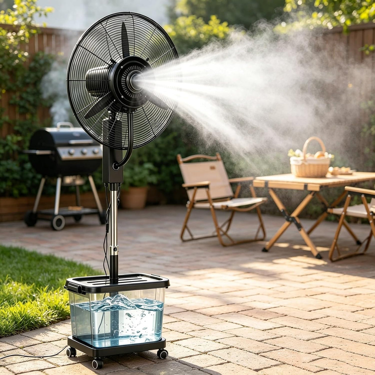 Guyifuny Ventilator, Weiß, 3-Gang-Industrie