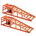VEVOR Rampen, 36 cm, Orange, hydraulische Auto Auffahr 2 STK. 27- Hubhöhe, tragbare Auto-Service für Wartung in der Garage & Ölwechsel
