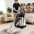 Naturalpowev Sofa, 80 L, Schwarz, Teppichreinigungsmaschine mit Sprüh- und Saugfunktion