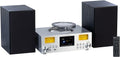VR-Radio Audiogerät, 300 W, Silber, HiFi Anlage: Micro-Stereoanlage: Web, DAB+, Bluetooth, (Minianlage, HiFi Kompaktanlage