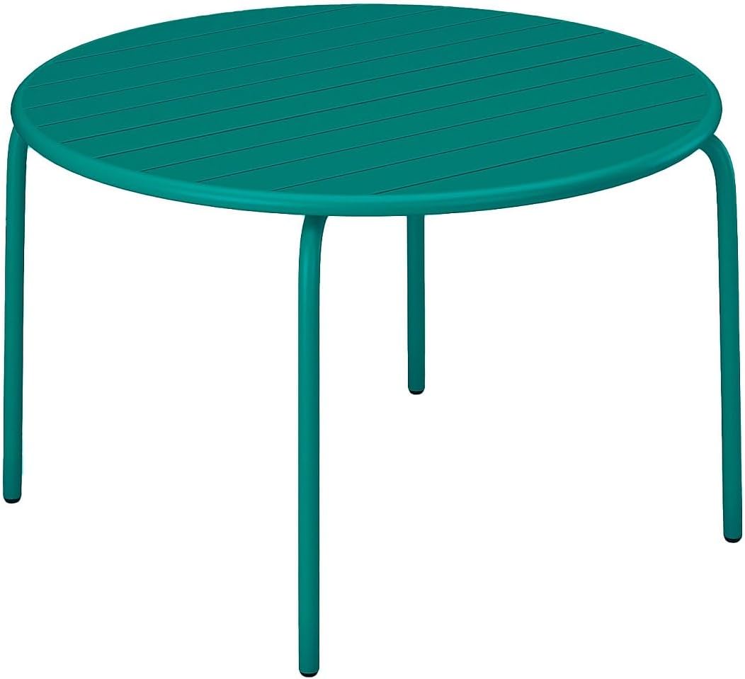 Vente-unique Esstisch, Blau, Gartentisch 4 Mirmande - Stahl - grün