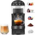 CAPXSNOB Kaffeemaschine, Schwarz, Magician2 Kapselmaschine 5in1 für Nespresso, Dolce Gusto, A Modo Mio & ESE