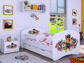 BDW Bett, Natur, Kinder Super Hunde - Baby mit Matratze und Schublade