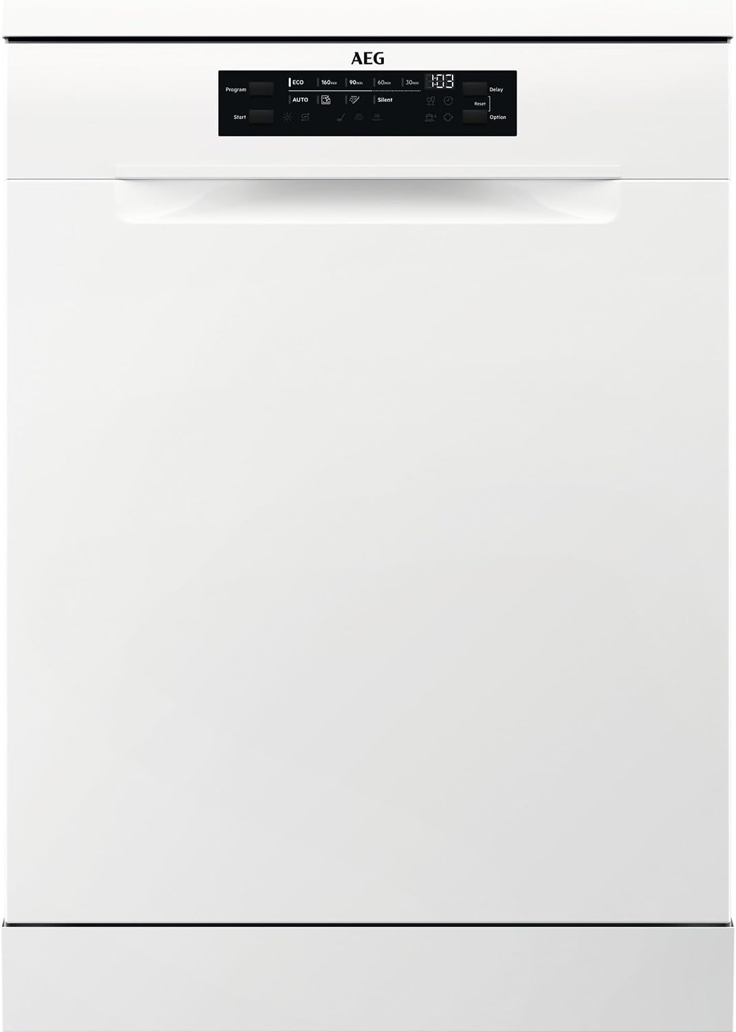 AEG Vollintegrierter Geschirrspüler 60 cm, Spülmaschine Serie 7000: mit Glasschutz, Energieklasse A, Besteckschublade, personalisierte Zeit-Steuerung