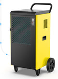 Bautrockner Luftentfeuchter, 200 m, 500 m, 70 L, Weiß, Keller /Tag mit Integrierte Pumpe - Fläche ²/ ³ - 24Hr