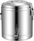 Gewerblicher Kaffeemaschine, 10 l, 15 l, 20 l, 25 l, 30 l, 40 l, 50 l, 60 l, Silber