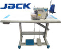 Konsew Overlock-Nähmaschinen, Schwarz, Jack E4S Industrielle Overlockmaschine mit Schalter