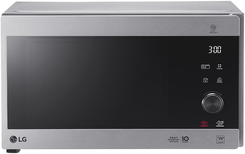 LG Mikrowelle, 47.6 cm, Silber/Schwarz, Electronics MH 6565 CPS / /akustisches Signal bei