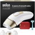 Braun Systeme, Braun/Gold, Smart IPL Geräte Haarentfernung Silk·expert Pro 5, Professionelle Dauerhafte Laser Haarentfernung für Zuhause