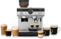 KRUPS Kaffeemaschine, Schwarz/Silber, Precision manuelle Siebträgermaschine mit Mahlwerk, Barista mit intuitiver Bedienfläche