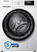 HEINNER Wäschetrockner, 6 kg, Weiß/Schwarz, HWDM-H10614A Washer Dryer Combo10 kg Wash / Dry, Inverter Motor, 1400 RPM