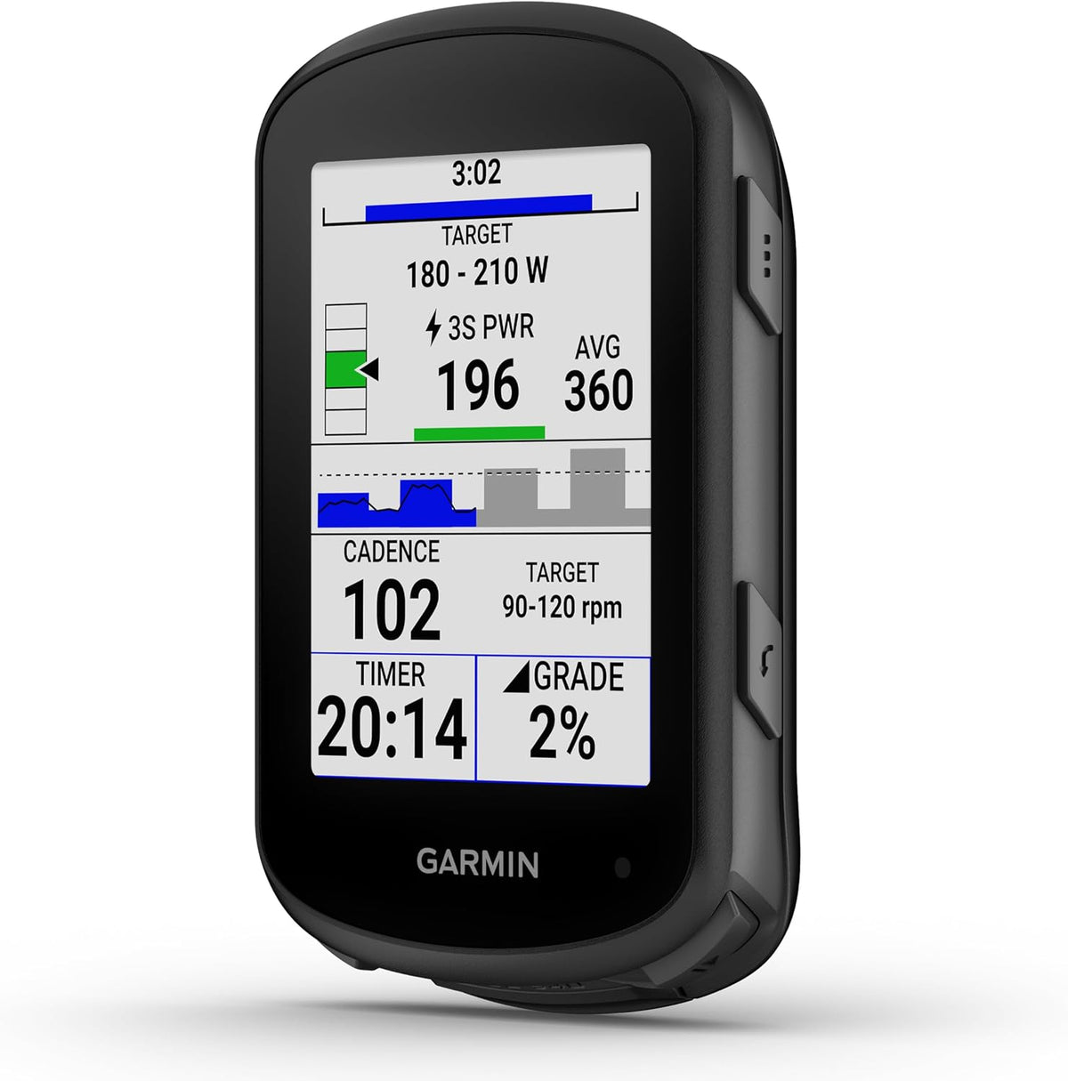 Garmin Fahrrad, 2,6 Zoll, Schwarz, Edge 540 - EU Central + West, GPS- computer mit Tastenbedienung, Farbdisplay
