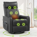 sisolos Relaxsessel, Mehrfarbig, Fernsehsessel Massagesessel mit Liegefunktion, mit Wärme und Massage, 360°Drehbarer TV Sessel Wohnzimmer