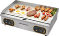 MOOTACO Elektrogrill, 73 cm, Schwarz, Elektrische Grillplatte Gastro Profi