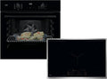 AEG Backofen, Schwarz, Set BP1100B + Induktionskochfeld OIK85M00XB