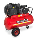 Mecafer Kompressor, 100 L, Rot/Schwarz, 425316 3 HP V Gusseisen