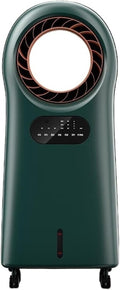 CGJdfjhE Turmventilator, Weiß, flügelloser Ventilator, Klimaanlagenventilator, blattloser Haushaltslüfter, mobiler Schlafsaalkühler
