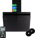 KKT Dunstabzugshaube, 60 cm, schwarz, KOLBE Wandhaube SOLO6005SM, kopffrei