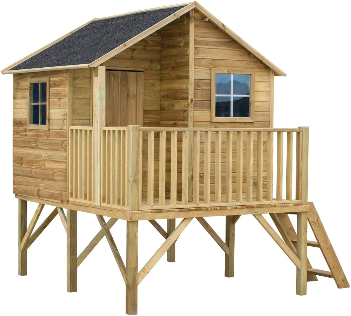 Gerätehaus 4IQ Group, Mehrfarbig, Gartenhaus Kinder - Spielhaus Kinder Outdoor