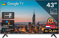 TEEVIEW Fernseher, Schwarz, Smart TV, Google Smart TV