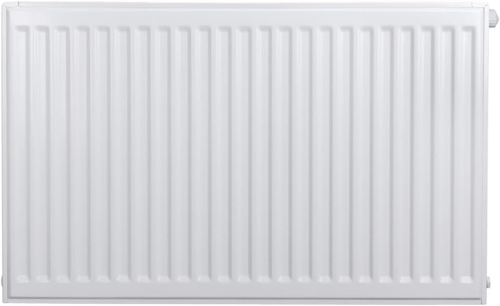 Belrad Heizkörper, 60x160 cm, Weiß, Typ 33, flacher Universal mit 6 Anschlüssen, kompakt & energiesparend, Wandmontagefähig