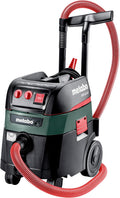 metabo Staubsauger, 35 M, 8 m, schwarz/rot/grün, Allessauger ASR ACP, 602058000, Baustellen- und Werkstatt- mit MPulse-Filterabreinigung