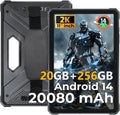 HOTWAV Tablet, Natur, R9 Pro 4G Rugged 11 Pollici 2026, 20GB+256GB+2TB, 20080mAh Rugged Smartphone Android 14, 64MP+16MP