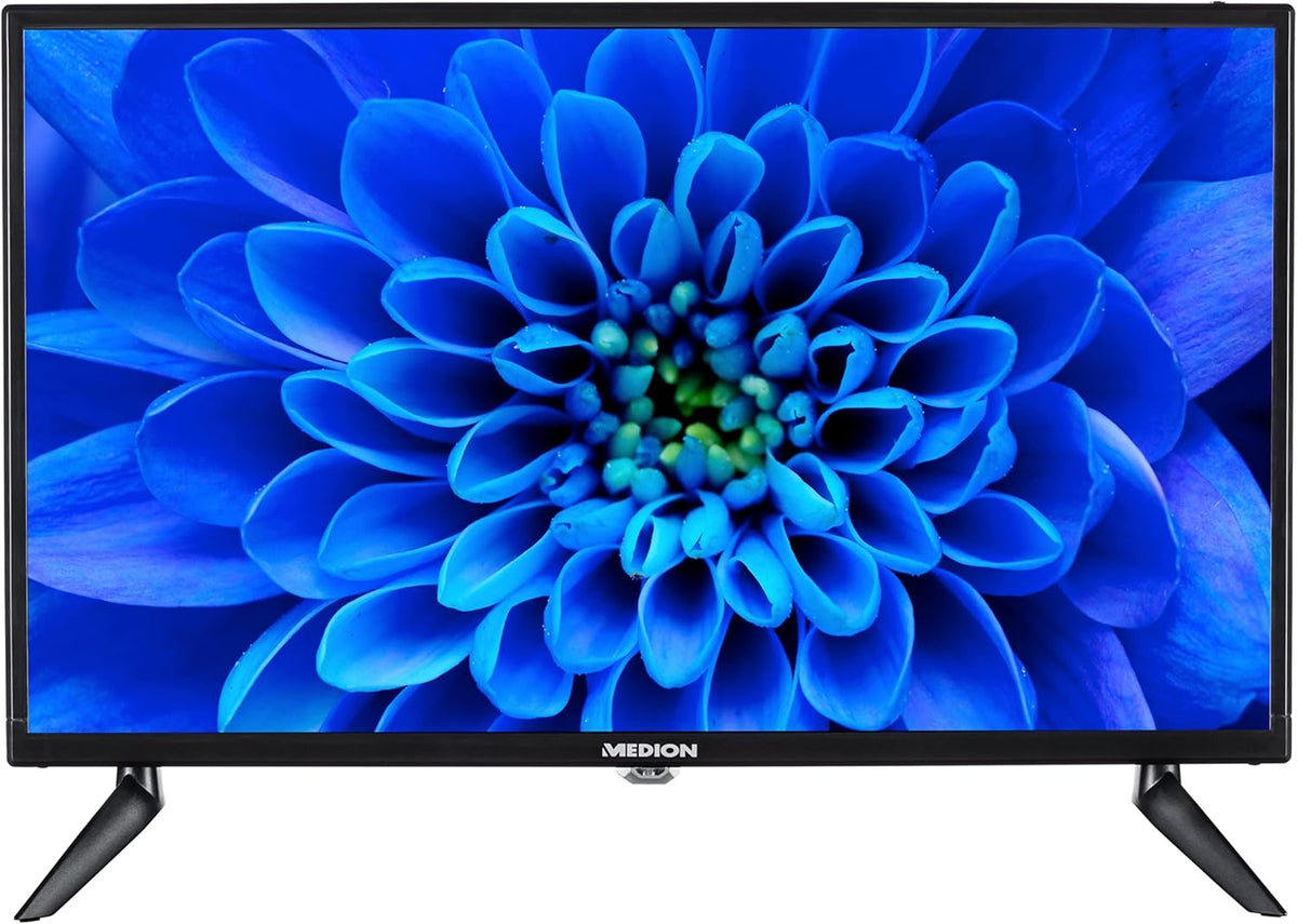 MEDION Fernseher, 59,9 cm, 24 Zoll, Schwarz, E12414 Full HD (HD Triple Tuner, Car-Adapter, Mediaplayer)