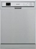 Sharp Geschirrspüler, 60 cm, Silber, QW-HY26F393I-DE freistehend / A+++ / 15 Maßgedecke / 9