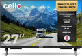 Cello Fernseher, 27 Zoll, 230 V, 12 V, Schwarz, C2725WS Trav Smart Traveller TV, WebOS, Freeview Play, Perfect Pitch So