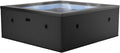 NETSPA Badewannen mit Sprudelfunktion, 1100 l, 70 cm, Schwarz, Spa Celestia, halbfest, quadratisch, 6-Sitzer, SP-CLS6-CB