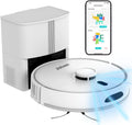 shop'n smile ideoon Saugroboter, Schwarz, Li-Ionen-Akku, Laser-Navigation - Smart-Home WLAN Saugwischer