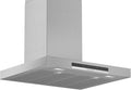 Bosch Dunstabzugshaube, 60 cm, Schwarz, DWB67IM50 Serie 4 Wandesse, breit, Um- & Abluft, Made in Germany, LED-Beleuchtung gleichmäßige Ausleuchtung