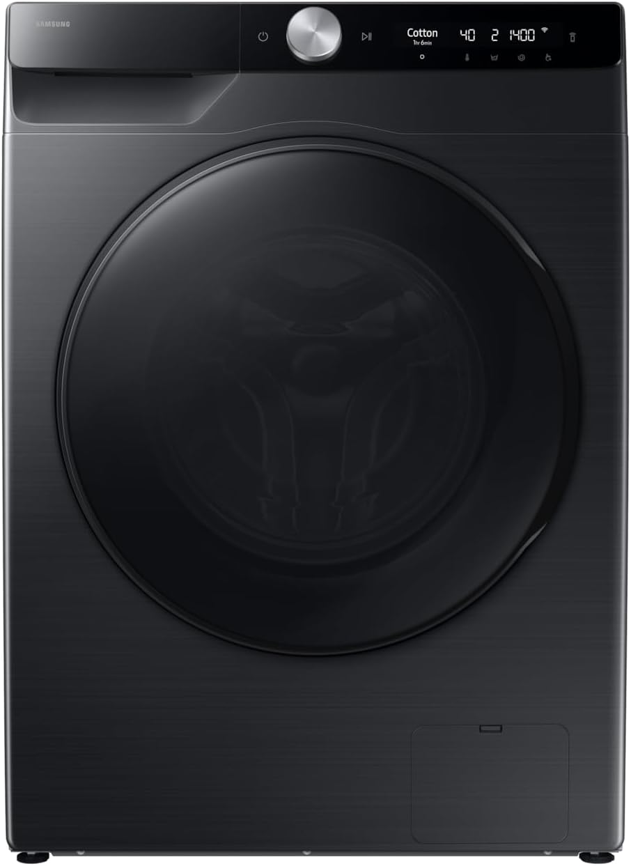 Samsung Waschtrockner, 6 kg, Weiß, 11+ WD6400D, AI Ecobubble & AI Wash