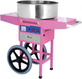 Professionelle Zuckerwattemaschinen, 0,9 kW, 52 cm, Schwarz, Zuckerwattemaschine mit Trolley, Behälter Ø, Heizung