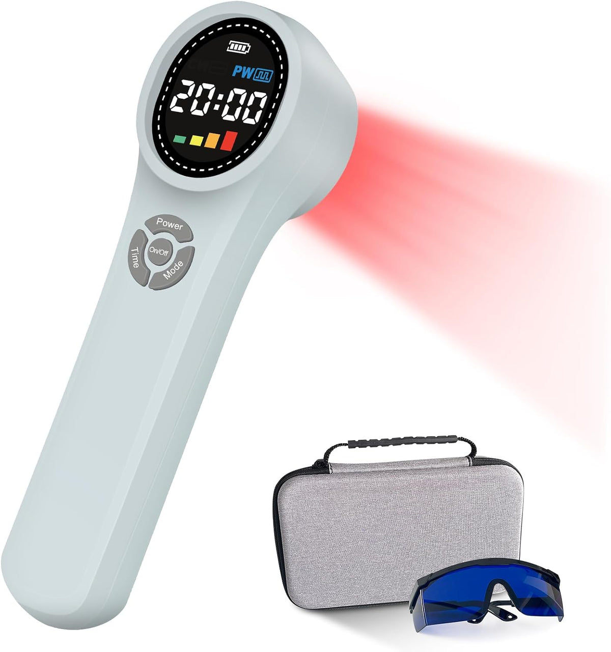 Frovab Infrarottherapie, Schwarz, Rotlicht Therapie Gerät Infrarotlampe, Knie, Schultern, Muskeln