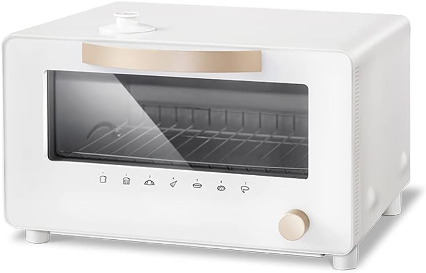 10 L Backofen, 10 L, Schwarz/Silber, Multifunktions-Elektro-Dampf, Touchscreen-Tisch, Konvektion, Mini