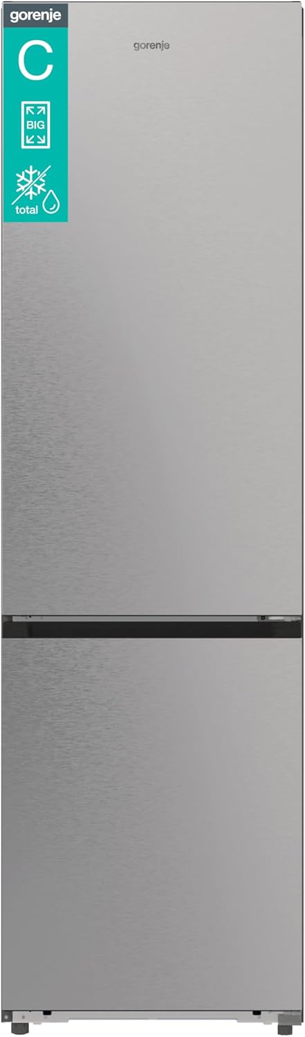 Gorenje Kühl-Gefrierkombination, 203x59,5x65,8 cm, 413 Liter, 34 dB, Grau, NRB620C6X4WFE /Freistehend/EEK: C/ / /ConnectLife/Total No
