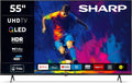 SHARP Fernseher, 55 Zoll, Schwarz, Smart TV, 55HM5745E QLED Smart TV 4K UHD Dolby Vision HDR