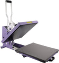 ColorSub Druckpressen, 38 x 38 cm, Schwarz, für T-Shirts, Teflon Transferpresse Hitzepresse Mit Schienen, Taschen