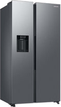 Samsung Side-by-Side-Kühlschrank, 178 cm, 634 l, 225 l, Silber, mit Gefrierfach, Gesamtvolumen, Gefrierteil, AI Energy Mode