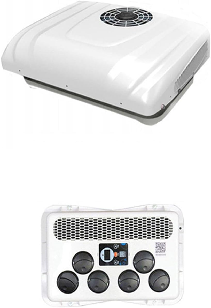 WDSOPK Mobiles Klimagerät, 24 V, 12 V, 24 V, Weiß, Wohnmobil-Klimaanlage, Integrierte Wohnmobil-Dachklimaanlage