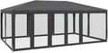 Kaorsrow Pavillon, 600x400x280 cm, HDPE (Polyethylen hoher Dichte) mit Beschichtung, pulverbeschichtetes Eisen, Anthrazit