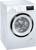 SIEMENS Waschmaschine, 60 cm, 7 kg, Weiß, WM14N123 iQ300, Frontlader mit Fassungsvermögen, 1400 UpM, speedPack L